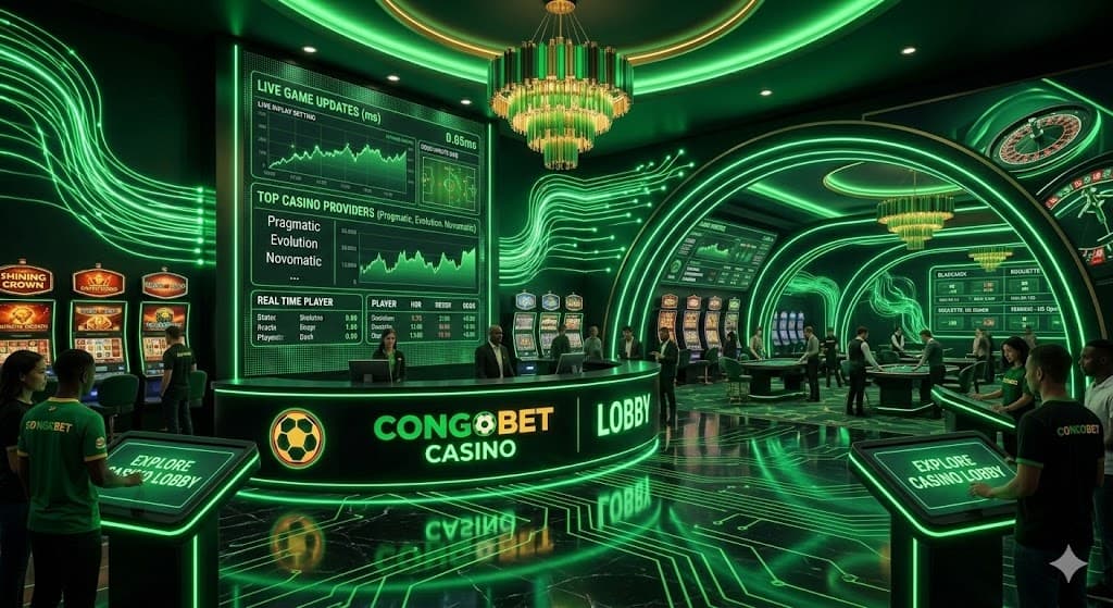 CONGOBET CASINO LOBBY - ELITE GAMING INTERFACE
